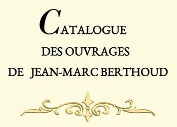 Catalogue des livres de Jean-Marc Berthoud